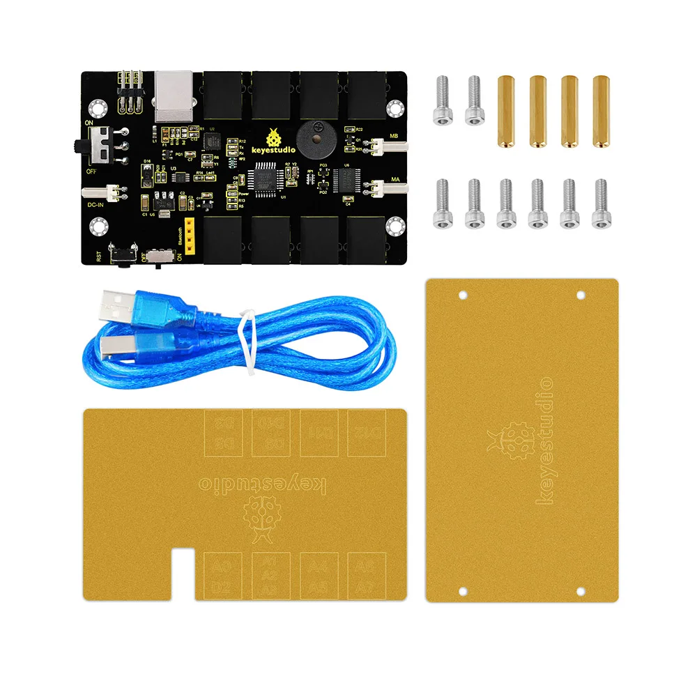  KEYBOT RJ11 кодирования робот ATMEGA328P-AU плата управления Комплект для Arduino