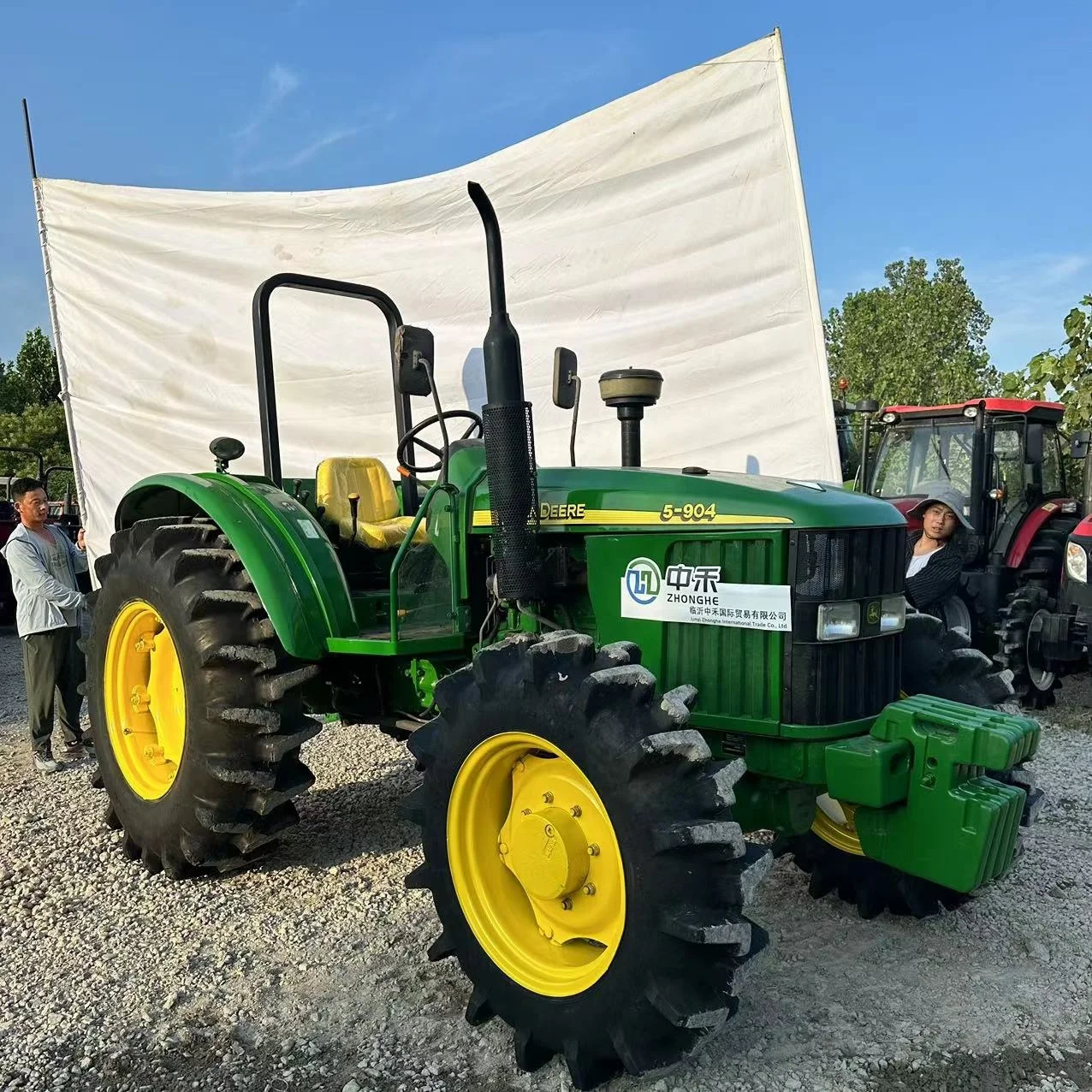 Новое поступление JOHN DEERE 85HP 95HP 100HP 120HP 140HP 4 * 4WD б/у дешевый