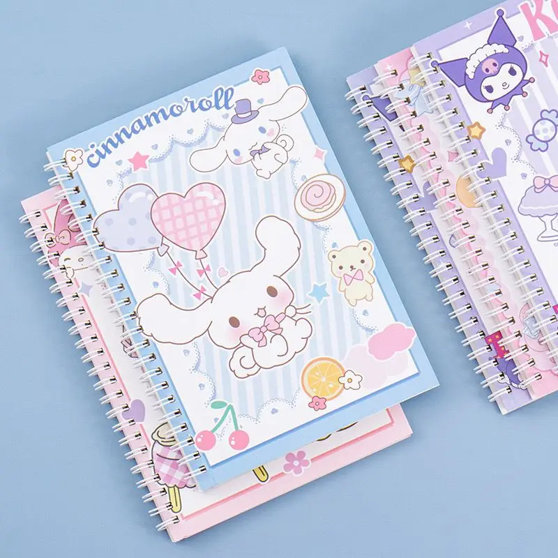 Kuromi A5 Coil Notebook Adorable Student Cartoon Cute Anime Notebook M-765
