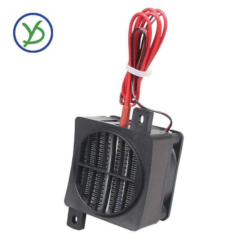 YIDU 24V 80W 150W Constant Temperature Electric Insulation PTC Fan Heater For Small Space Heating