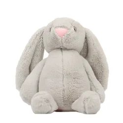 30cm Blossom Easter Rabbit Plush Bunny Long Ear Color Stuffed Soft Bunny Animal Plush Bunny Toy