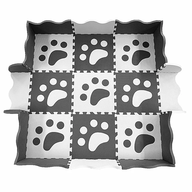 
Factory Free Sample Custom 30X30X1.4Cm Eva Baby Kid Floor Puzzle Foam Play Mat Fence 