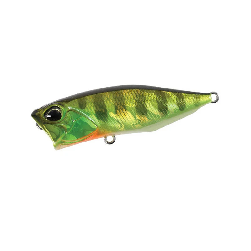 New arrival 64mm 9g  Fishing Popper Trout Lures Topwater Hard Bait Artificial Wobblers Plastic Pesca Fishing bait