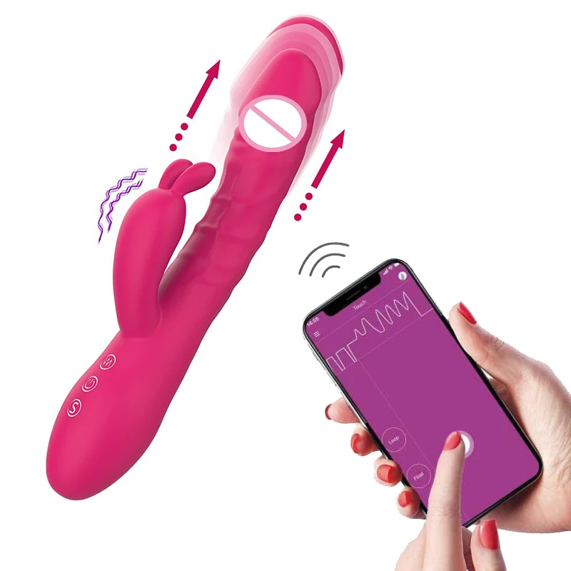 Вибратор Dupl, анальная вагинальная пробка, вибратор для стимуляции точки G, точки A, кроличьи уши