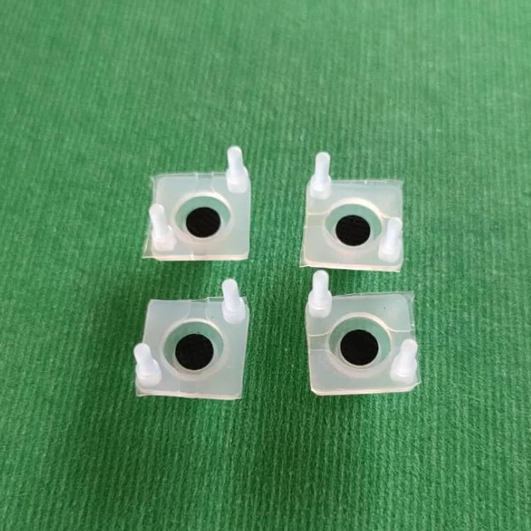 100pcs/bag Drop Shipping silicone conductive single button 10*10*5mm electronic silicone rubber keypad
