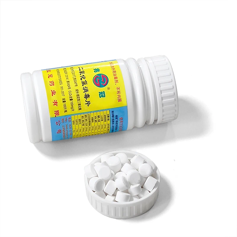Popular household disinfection product chlorine dioxide tablets