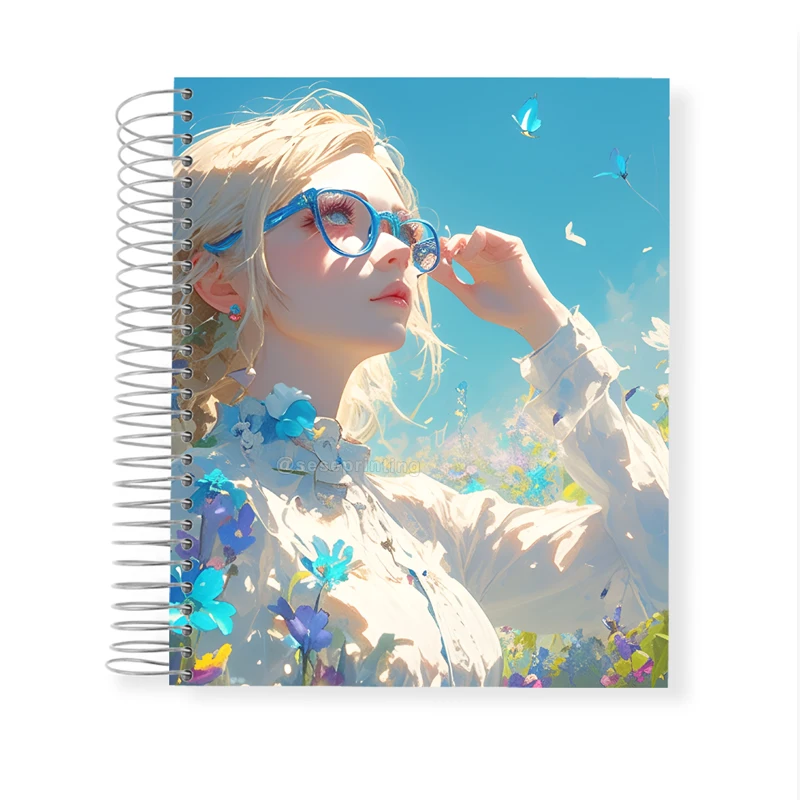 Personal Design A5 Hardcover Spiral Daily Weekly Goal Journal Notebook Printing Inspiration Planner Agenda