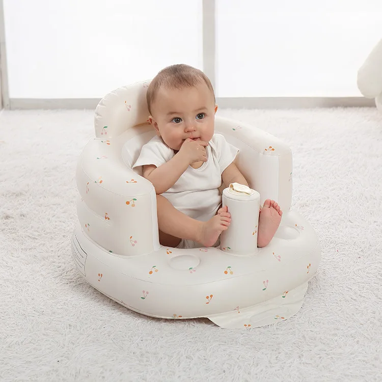 Portable Folding Toy Learning Chair Baby Learning Chair Bath Bath Stool Inflatable PVC Baby Training Small Sofa