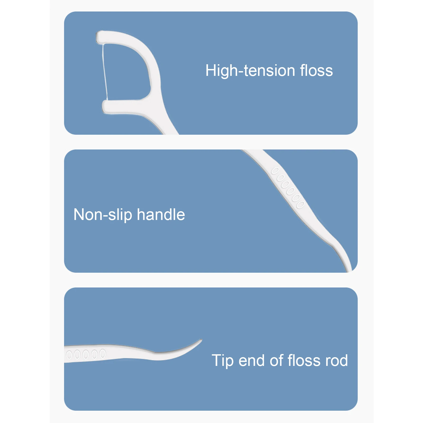 Discount Price Personalized OEM Eco Dental Floss Tooth Pick Oral Care 50pcs/box Dental Floss