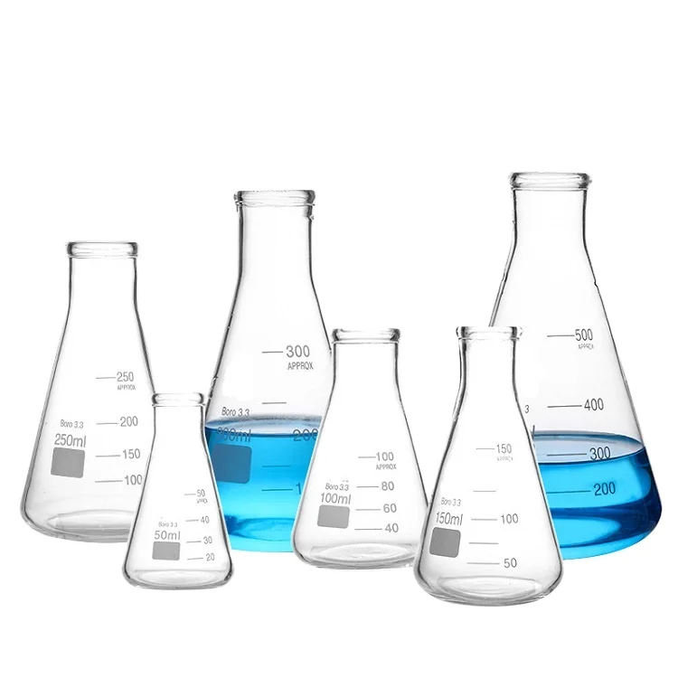 Необходимая колба Erlenmeyer стеклянная 1000 мл