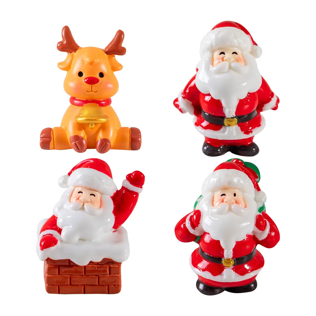 New Landscape Santa Claus Cute Snowman Crystal Ball Decoration Accessories Table Ornaments