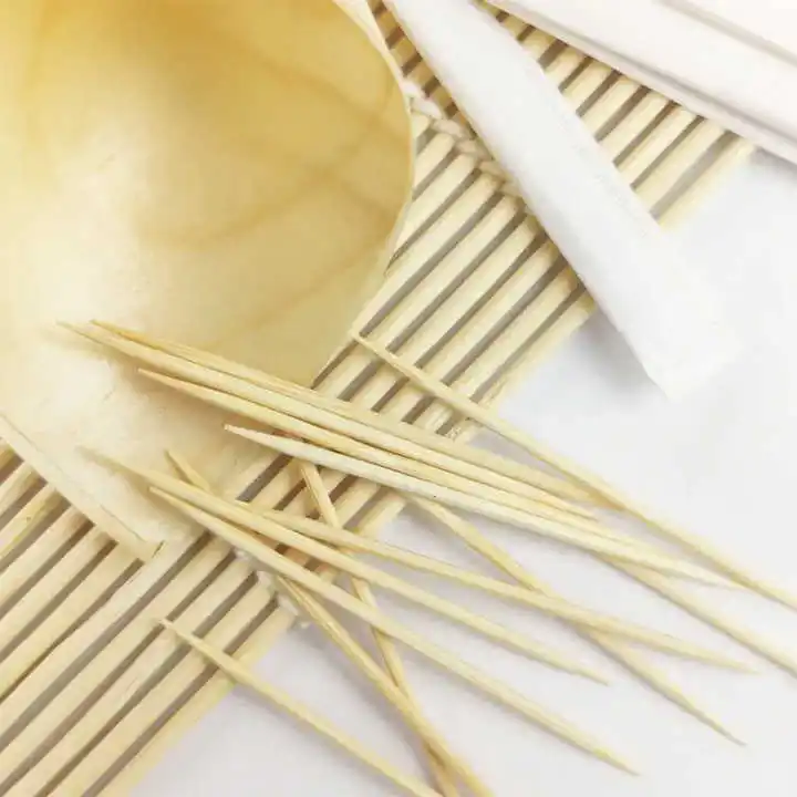 High quality Custom Portable Paper Wrapped Bamboo Toothpick