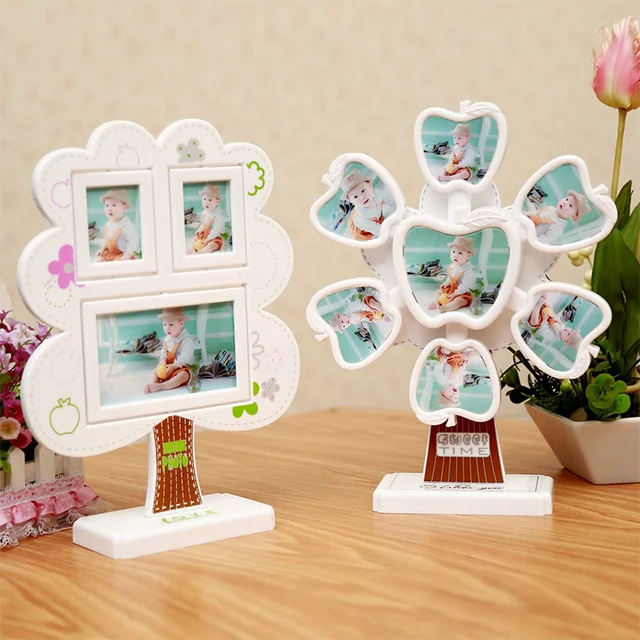 Wholesale Baby Picture Frame Sailboat Tree Helicopter Shape Plastic Photo Frame