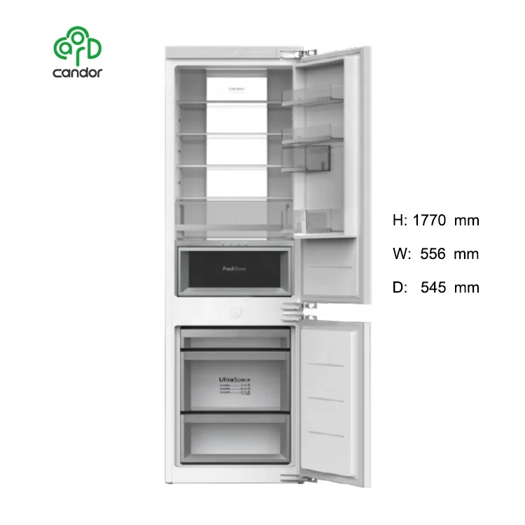 Candor custom 1770(H)* 556(W)* 545(D) мм функция Wi-Fi быстрое охлаждение и замораживание встроенный холодильник морозильная камера
