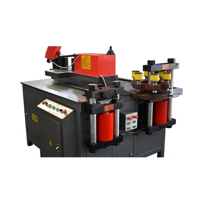 cnc hydraulic busbar machine cutting bending punching copper busbar bending machine