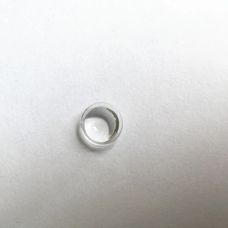 Half circle aspheric pmma led lens 12.5mm with bracket 8 degree