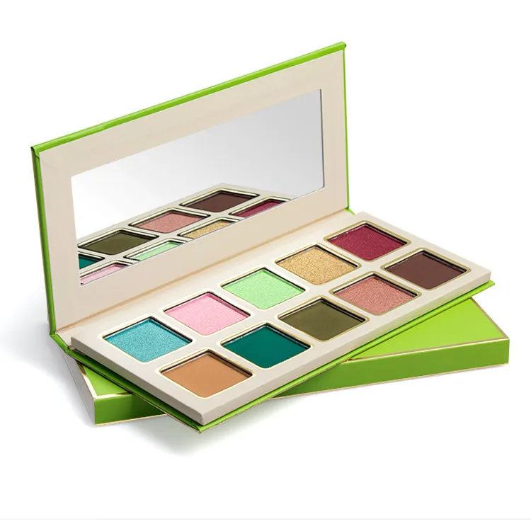 Easy to Blend Palette Pop Colors High Pigmented Cosmetic Portable Matte Shimmer 10 Colors Eyeshadow