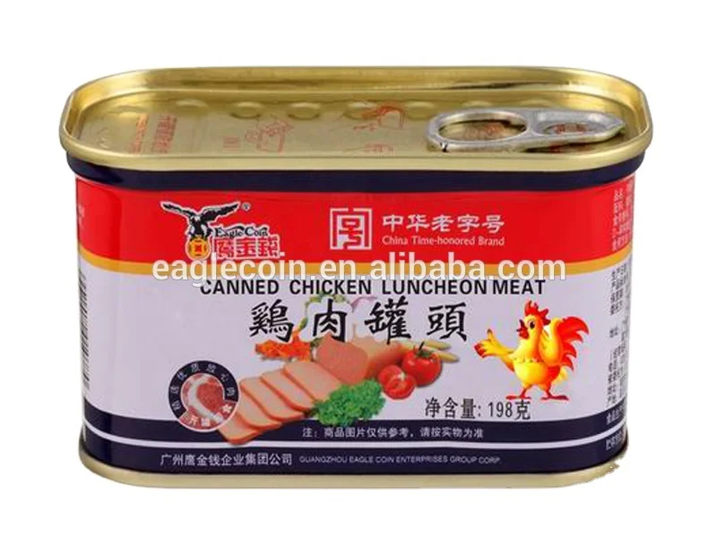198 г консервированного куриного Тушенкой мясные консервы