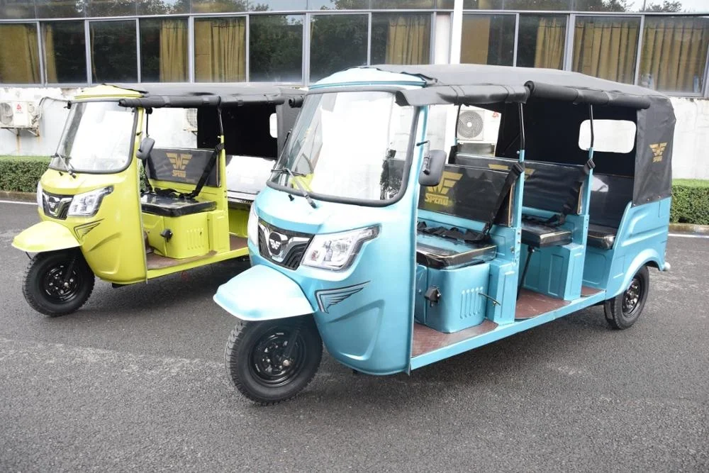 China Bajaj Style 4 6 8 Passenger Tricyle 200cc 250cc Tuk Tuk 3 Wheel Motorcycle Keke for Africa