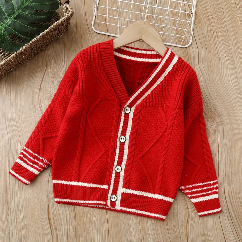 Girls Sweaters Spring New Sweater for Children Clothing 1-7 Year Girls Knitted Pullover Toddler Sweater for Kids