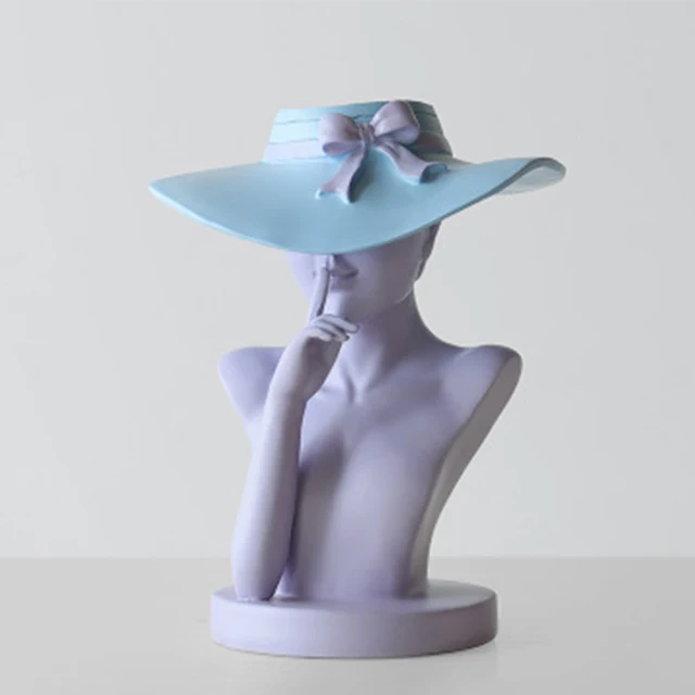 Simple Hot Sale Elegant Goddess Resin Crafts Flower Arrangement Resin Vases Decoration