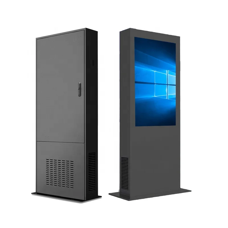 Outdoor Android Advertising LCD Display screen with 2500nits and water proof 55 inch