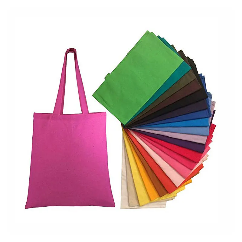 Hot Sale Eco Friendly Reusable Large Capacity Bolsas De Lona Canvas Cotton Shopping Tote Bag With Custom Logo Printed