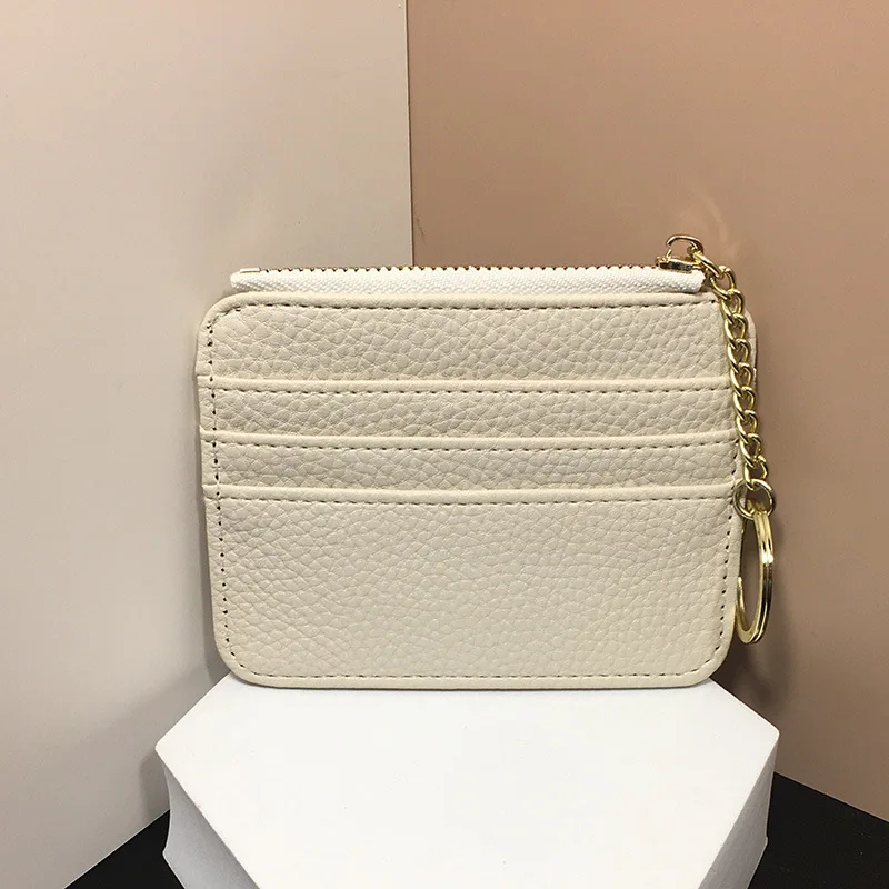 2023 New Ultra-thin Card Bag Large Capacity Small and Exquisite Leather Pu Card Sleeve for Woman Wholesale