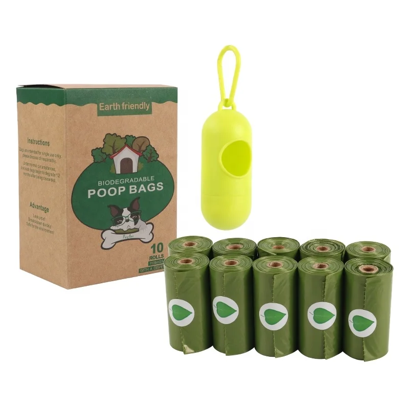 
Pet products EPI Bio Degradable custom print plastic eco friendly dog poop bag 