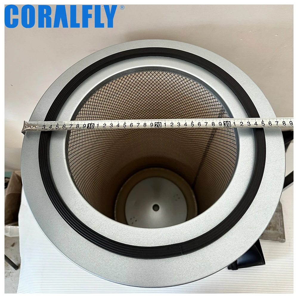 Coralfly manufacturer heavy duty truck engine parts air filter AF25544 CL-A25544 P619372 PA3496 2250051-238