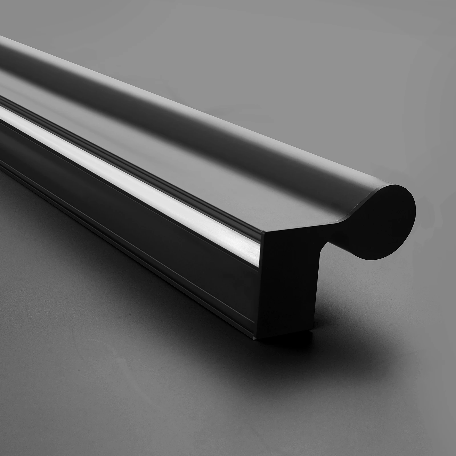 Aluminum profile led light balustrade and handrail for stairs