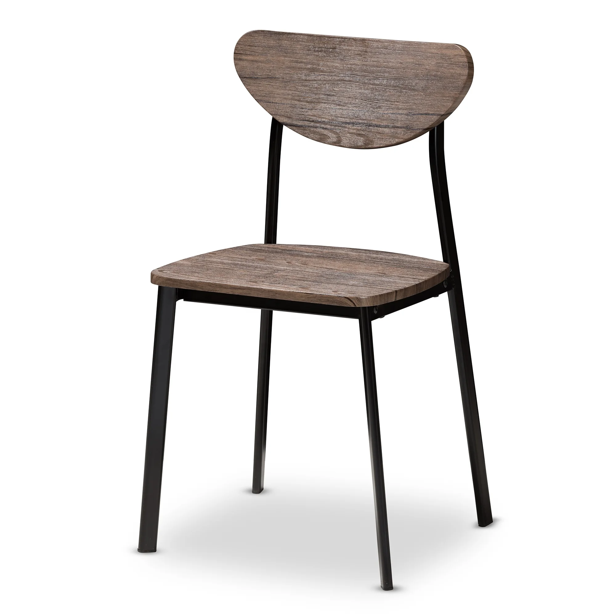 Mainstays 5-Piece Wood and Wrought Metal Dining Table Set with 4 Chairs for Dining Room DS-641