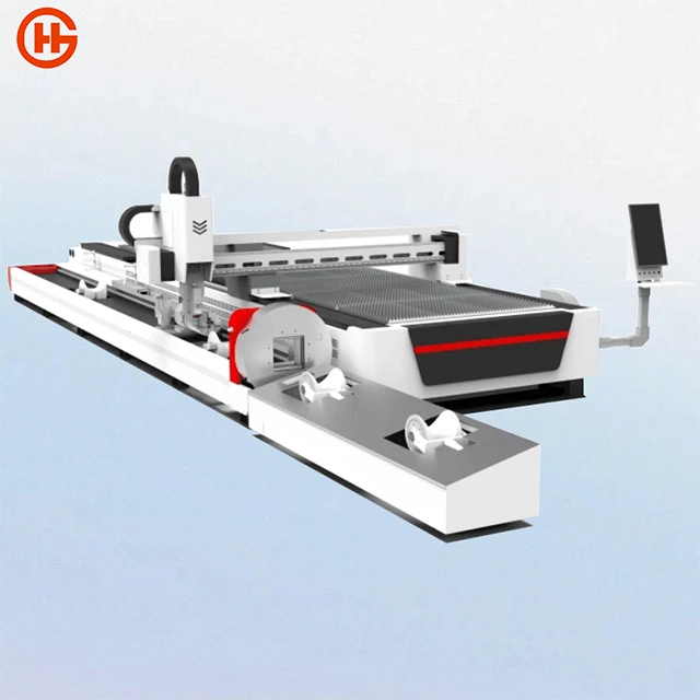 1500W 3000W Metal Pipe And Sheet Fibre Lazer Cutter Plate And Tube Integrated Fiber Laser Cutting Machines