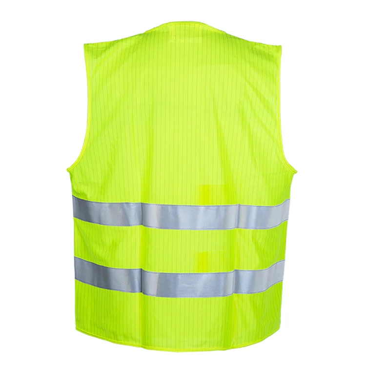 Customization Keep Warm Fire Retardant Vest High Visibility Anti Static Flashing Safety Vest