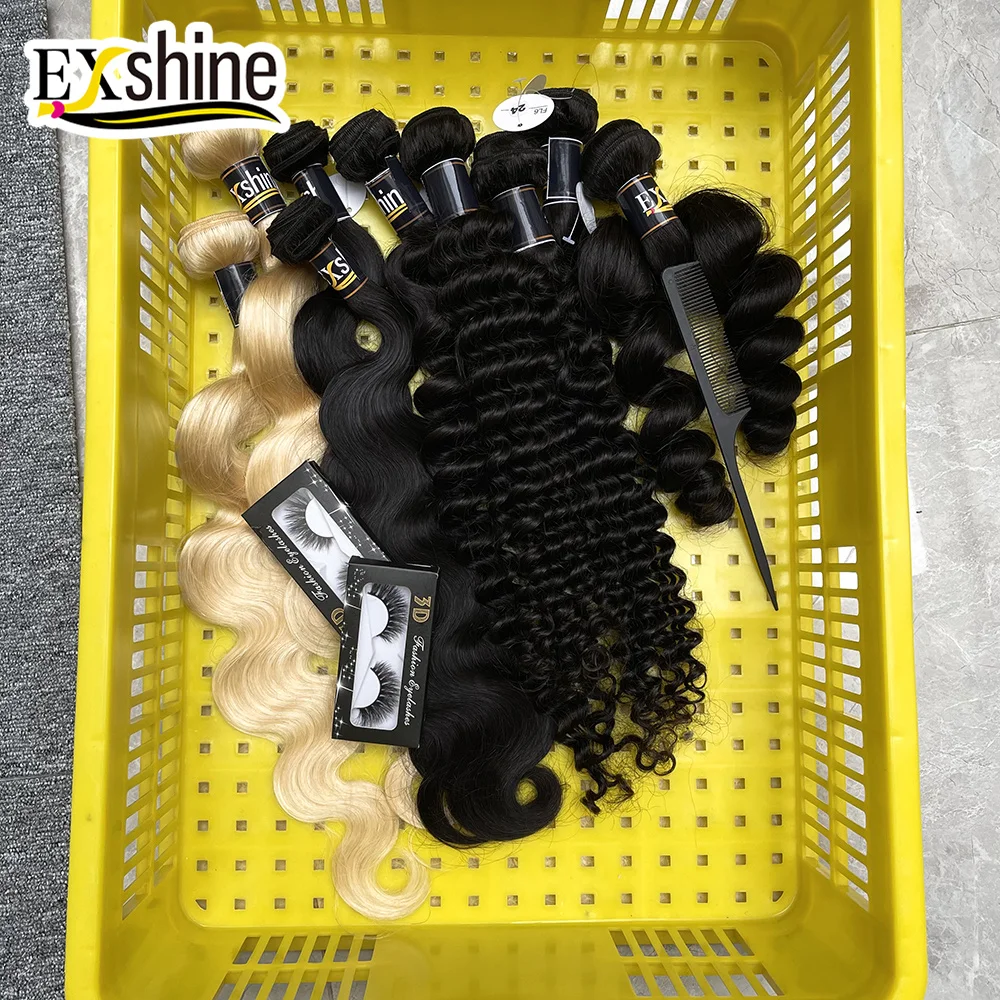 
Wholesale Double Drawn Unprocessed Raw Virgin Cuticle Aligned Hair Vendors,Top Grade Remy Indian Hair 100% Human Hair In Bulk 