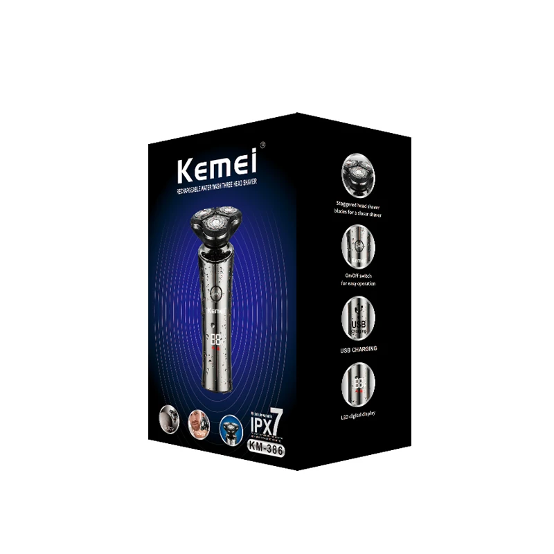 Rapid Heating Ptc Widening Panel Hair Straightener Kemei Km-959 Temperature Adjustment Liquid Crystal Display Hair Straightener