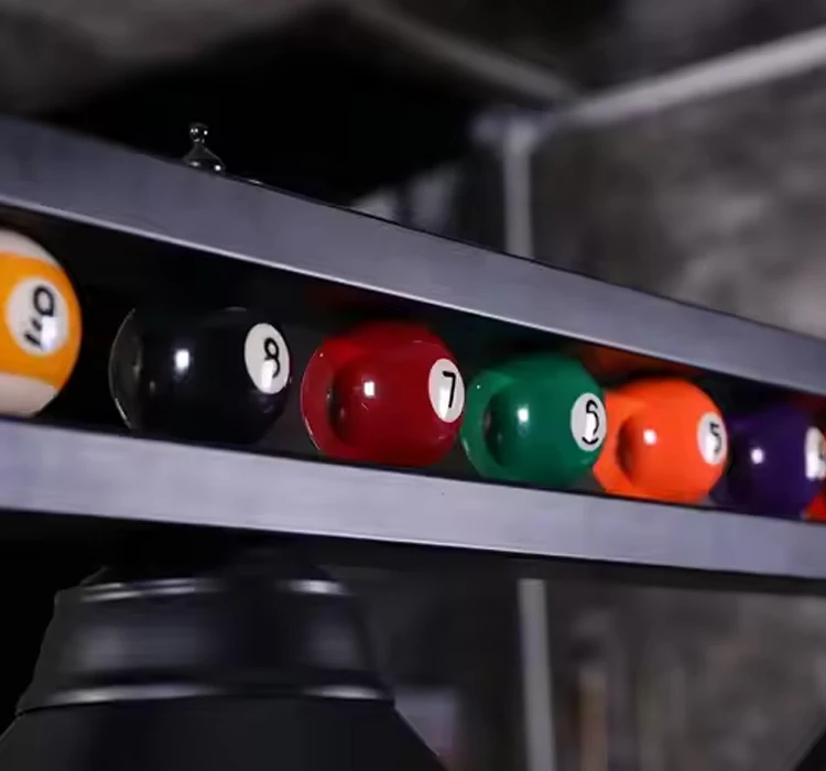 High Quality 3-Head LED Lamp for Billiard Pool Snooker Table Modern Black Metal Ball Design Hanging Chandelier