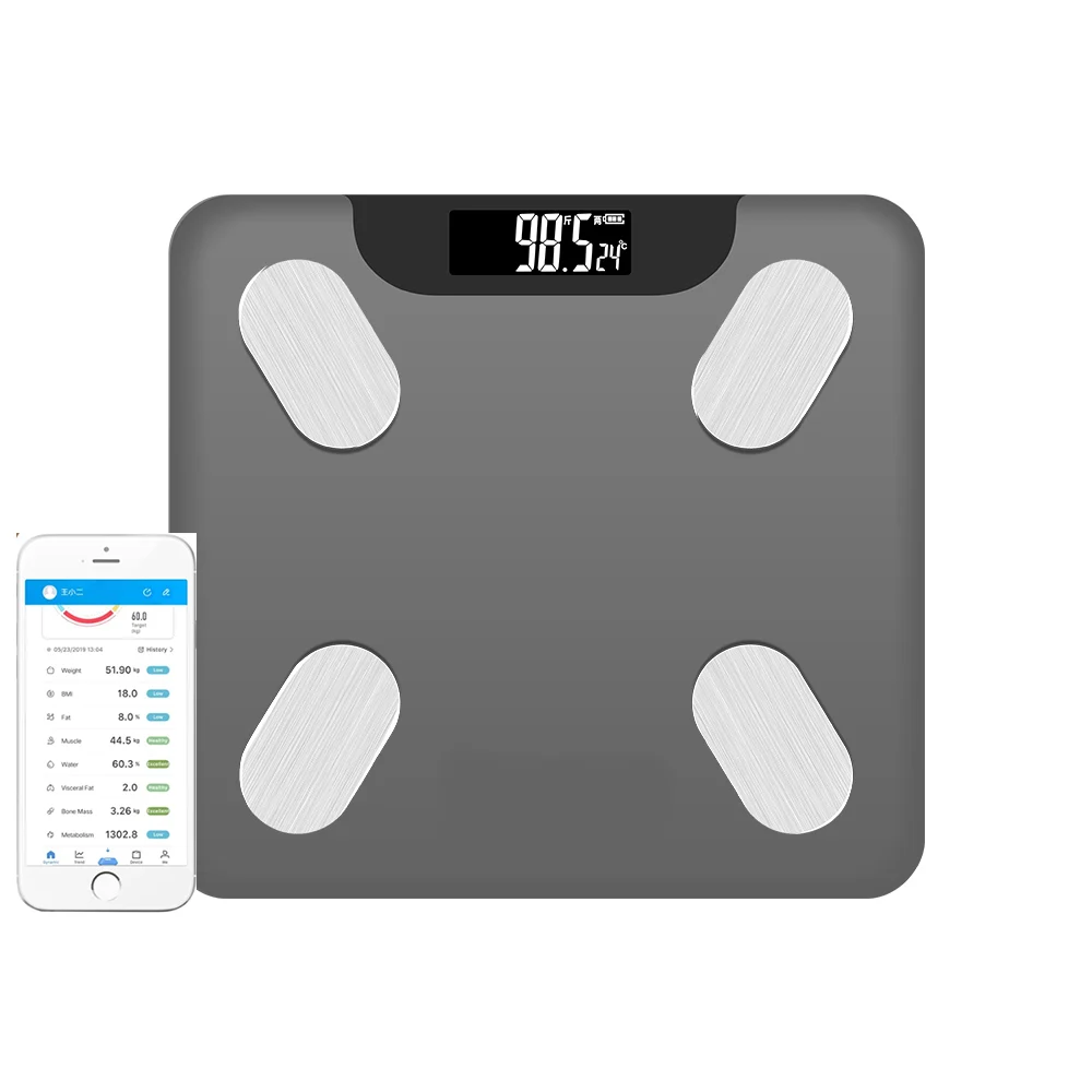 
396Lb Digital Battery Lcd Display Unique Bathroom Body Scales 