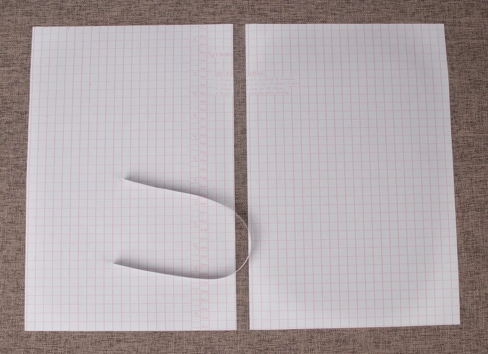 School supplies plastic cut corner self adhesive sticker plastic book cover