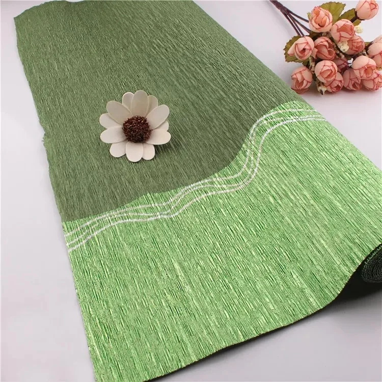 Factory wholesale custom high quality colorful diy handmade flowers crepe paper roll