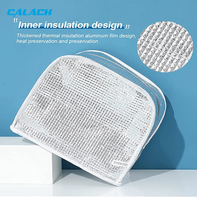 Cartoon Bento Insulation Lunch Bag Hand-held Oxford Aluminum Foil Lunch Insulation Student Take-away flamingo Lunch Bag