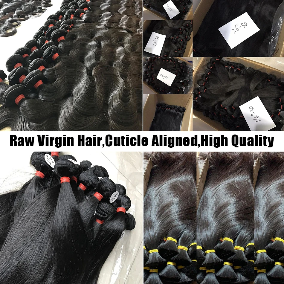 Virgin Cuticle Aligned Hair Extensions Straight Human Hair Bundles Hd Lace frontal wig Human Hair Lace Fort Wigs For Black Women