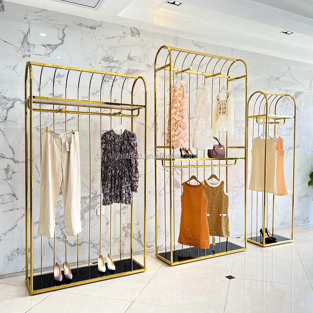 Металлические стеллажи для одежды