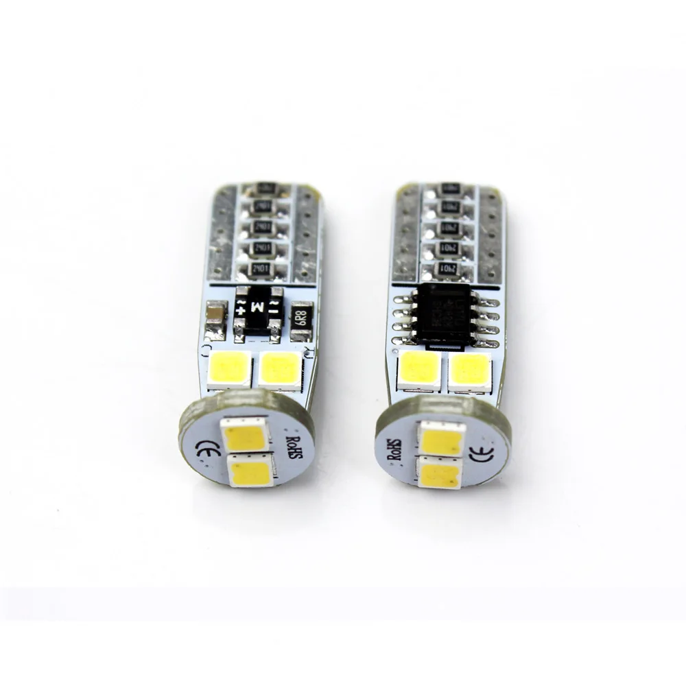 High Quality T10 W5W 194 LED CANBUS With 3030 LED Chip 3.2W 250LM Error Free For Car Interior Dome Map Lights T10 LED Bulbs