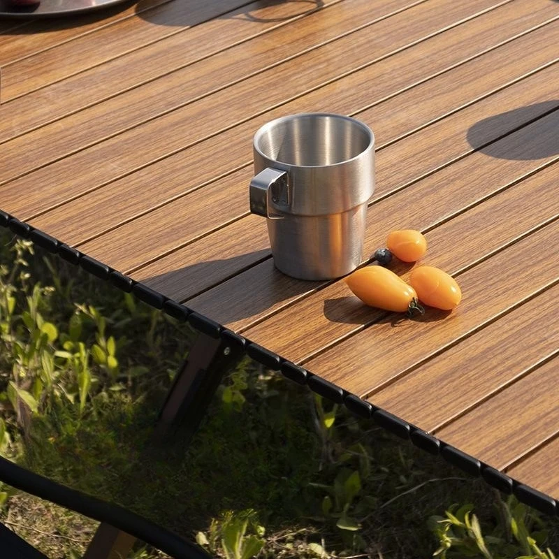 Enjoy the Hot Selling Aluminum Alloy Korean Camping Barbecue Table King Camping Table Foldable in Custom Colors