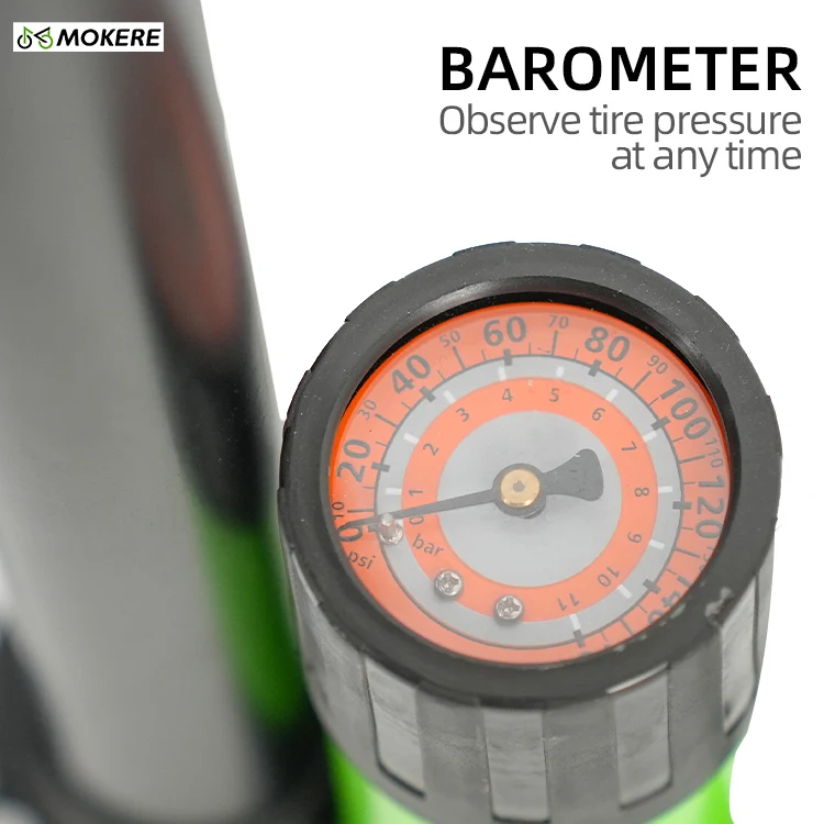 Portable High Pressure Hand Air Bike Pump Tire Inflator Air Pump for Bicycle