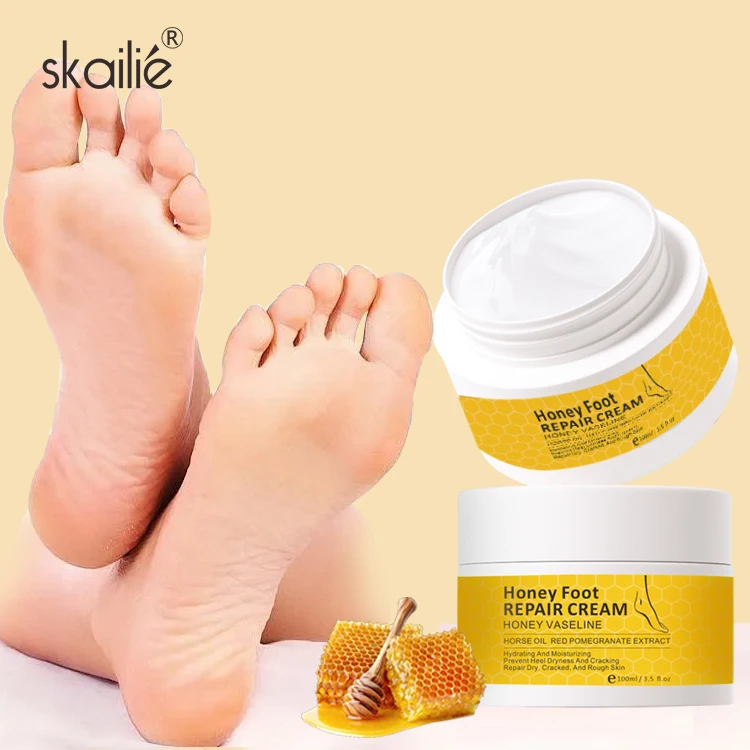 Low Moq Custom Logo Anti Dry Cracked Heels Feet Care Cream Intensive Moisturizing Whitening Foot Repair Cream