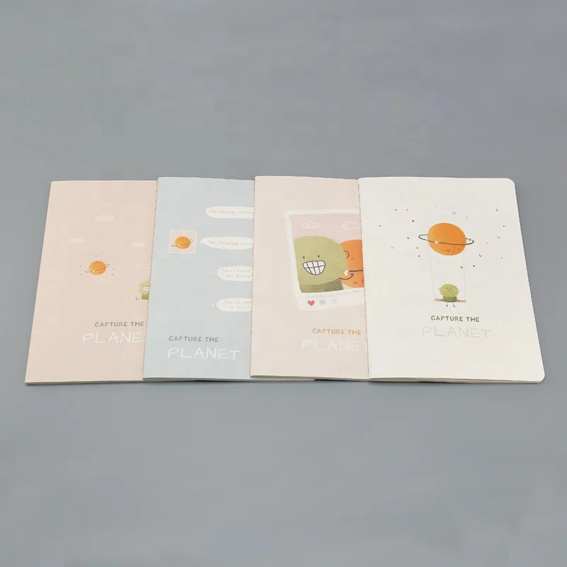 school supplies cute notebook full color print composition notebook with wide ruled for primary students kids