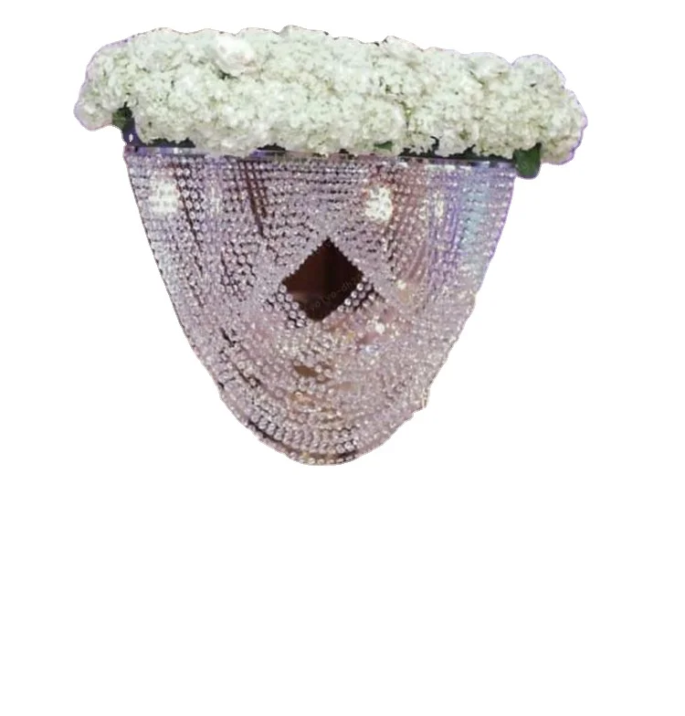 Бесплатная доставка) оптовая продажа индивидуальная Свадебная элегантная Центральная петля Высокая Двусторонняя труба прозрачная ваза акриловая sunyu3756