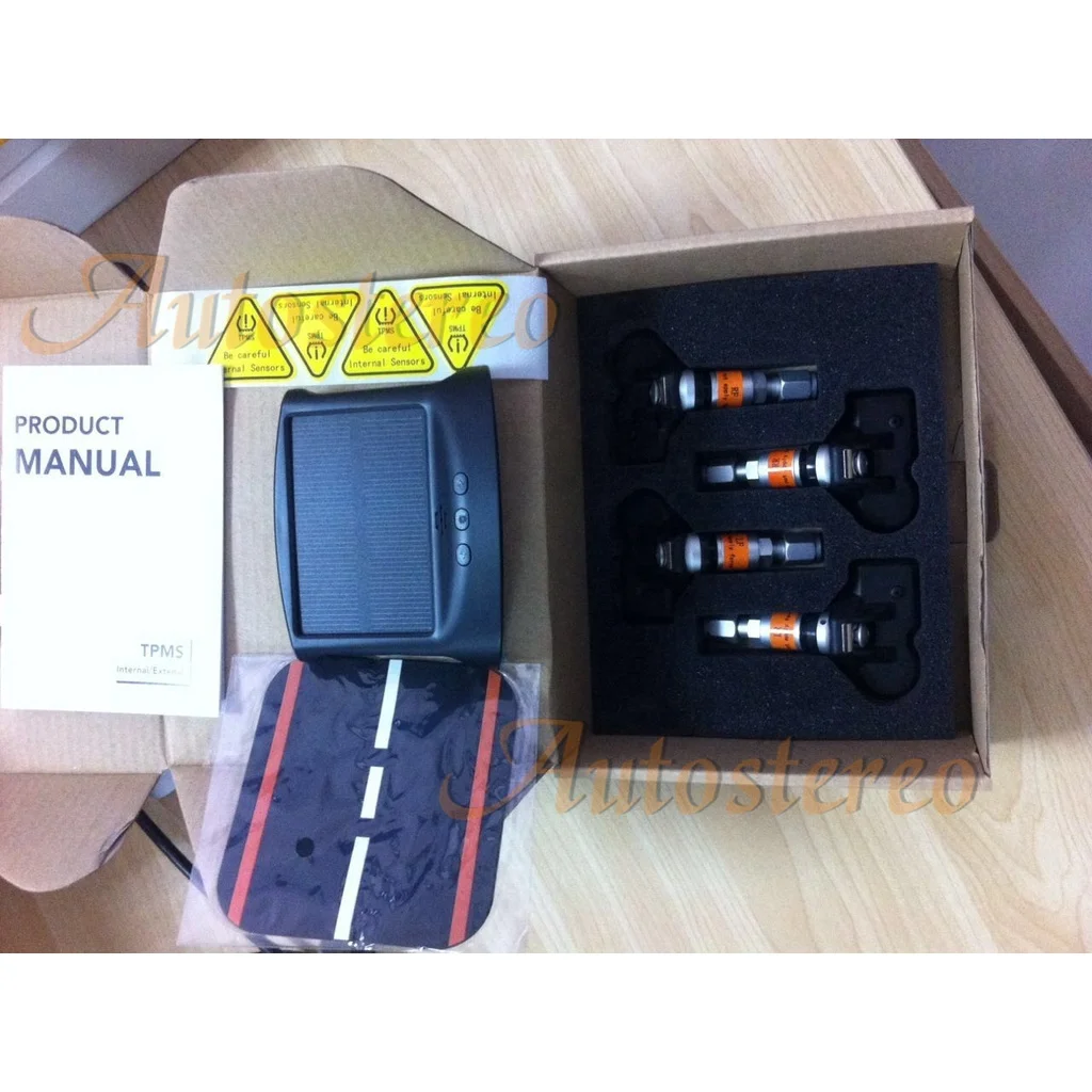 TPMS Car Tire Pressure Monitoring System Wireless TPMS with 4 External Sensors fit for Android 7.1 Androi8.0 8.1 9.0 10.0 PX3/5